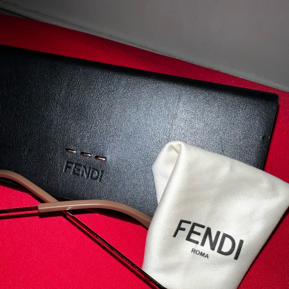 Fendi FF M0057/S Sunglasses Black / Silver Mirror - Picture 4 of 7